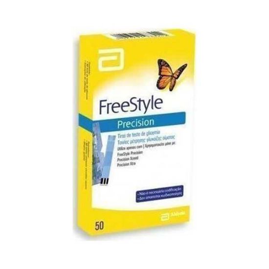 Εικόνα της FREESTYLE PRECISION ΤΑΙΝΙΕΣ ΜΕΤΡΗΣΗΣ ΓΛΥΚΟΖΗΣ 50ΤΕΜ