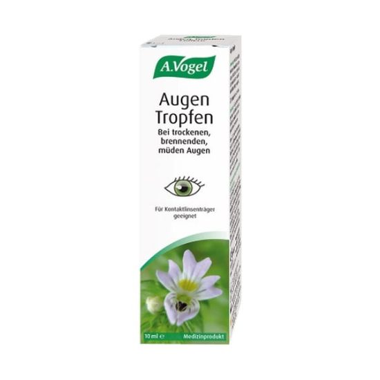 Εικόνα της A.VOGEL EYE DROPS 10ML- Οφθαλμικές Σταγόνες με Ευφράσια & Υαλουρονικό Οξύ για Ξηρά/Ερεθισμένα Μάτια, 10ml