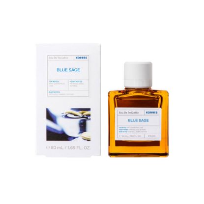 Εικόνα της KORRES EAU DE TOILETTE BLUE SAGE 50ML HOMME   Korres Blue Sage Eau De Toilette Ανδρικό Άρωμα, 50ml