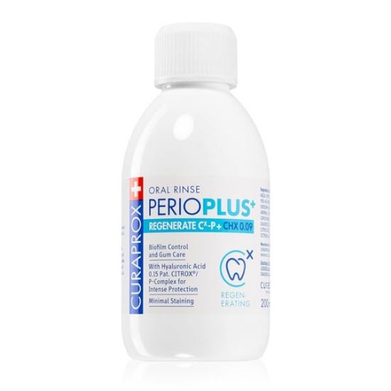 Εικόνα της CURAPROX PERIO PLUS REGENERATE 0.09% 200ML   Curaprox Perio Plus Regenerate CHX 0,09 Στοματικό Διάλυμα, 200ml