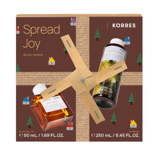 Εικόνα της KORRES PROMO SPREAD JOY BLACK SUGAR EAU DETOILETTE 50ML & SHOWERGEL 250ML