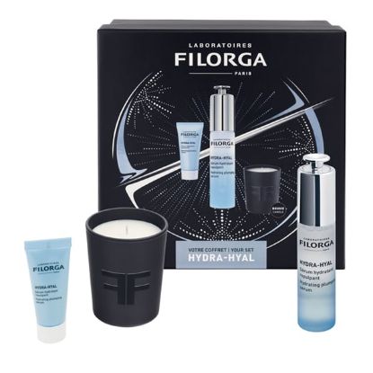 Εικόνα της FILORGA PROMO HYDRA-HYAL SERUM 30ML+CREME HYDRAT. 15ML+CANDLE     Filorga XMAS Hydra-Hyal Promo με Serum Hydra-Hyal Ορός Ενυδάτωσης, 30ml & Δώρο Hydrating Plumping Cream Ενυδατική Κρέμα Προσώπου, 15ml & Αρωματικό Κερί, 1σετ