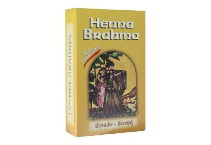 Εικόνα της HENNA BRAHMA ΣΚΟΝΗ ΞΑΝΘΗ 75GR