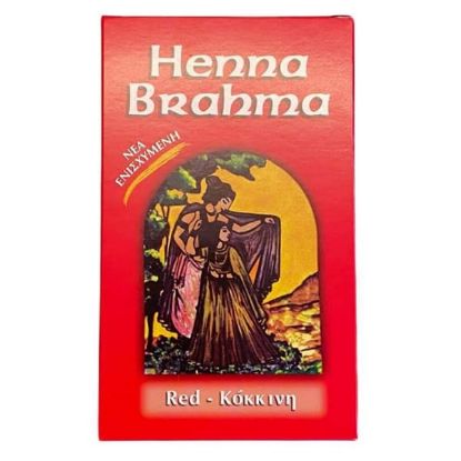 Εικόνα της HENNA BRAHMA ΣΚΟΝΗ ΚΟΚΚΙΝΗ 75GR