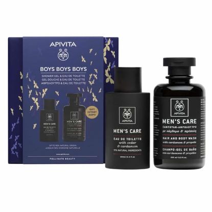 Εικόνα της APIVITA BOYS PROMO SHOWER GEL 250ML & EAU DE TOILETTE 100ML ΑΝΔΡΙΚΟ ΣΕΤ ΑΦΡΟΛΟΥΤΡΟ 250ML & EAU DE TOILETTE 100ML