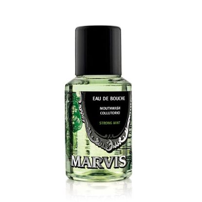 Εικόνα της MARVIS EAU DE BOUCHE MOUTHWASH STRONG MINT TRAVEL SIZE 30ML