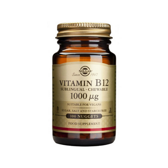 Εικόνα της SOLGAR VITAMIN B12 1000 MG - ΒΙΤΑΜΙΝΗ Β12 ΓΙΑ ΤΗΝ ΟΜΑΛΗ ΛΕΙΤΟΥΡΓΙΑ ΤΟΥ ΝΕΥΡΙΚΟΥ ΣΥΣΤΗΜΑΤΟΣ, 100NUGGETS.