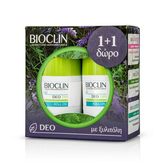 Εικόνα της BIOCLIN DEO 24H ROLL ON 2X50ML 1+1  ΑΠΟΣΜΗΤΙΚΟ ROLL-ON ΓΙΑ ΑΙΣΘΗΣΗ ΦΡΕΣΚΑΔΑΣ 1+1