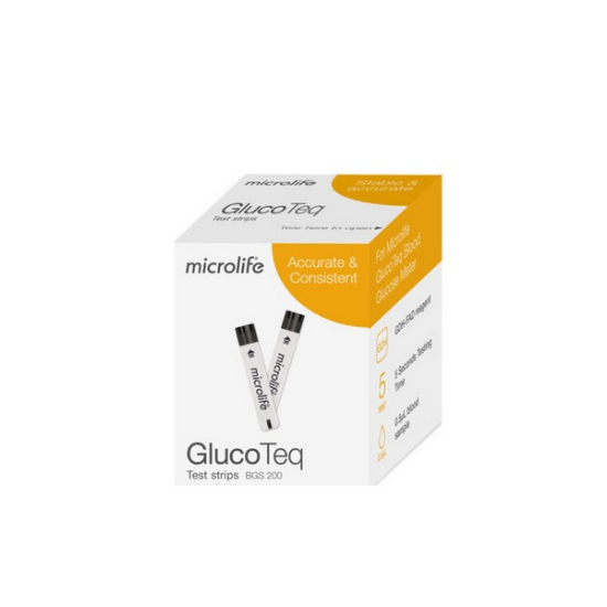 Εικόνα της GLUCOTEQ MICROLIFE GLUCOSE STRIPS 50PCS