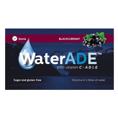 Εικόνα της WaterADE BLACKCURRANT ΒΙΤΑΜΙΝΟΥΧΟ ΣΤΙΓΜΙΑΙΟ ΡΟΦΗΜΑ ΣΕ ΣΚΟΝΗ 10GR