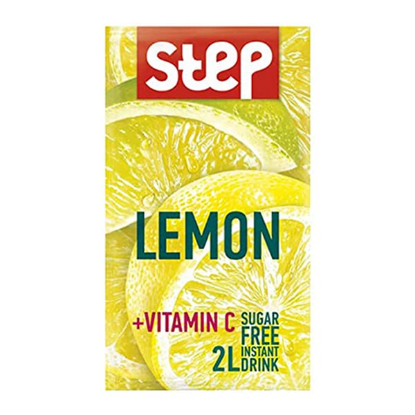 Εικόνα της STEP LEMON +VITAMIN C INSTANT DRINK 9GR - Βιταμινούχο Στιγμιαίο Ρόφημα σε Σκόνη, 9gr