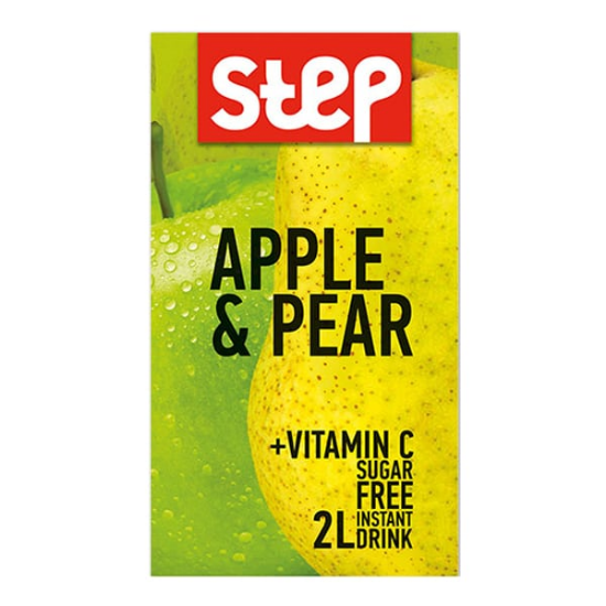 Εικόνα της STEP APPLE & PEAR 9GR - Βιταμινούχο Στιγμιαίο Ρόφημα σε Σκόνη, 9gr