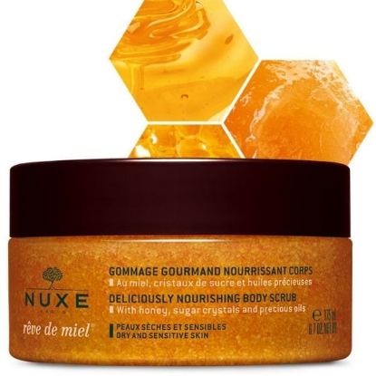 Εικόνα της NUXE REVE DE MIEL BODY SCRUB 175ML  Nuxe Reve de Miel Body Scrub Απολαυστική & Θρεπτική Απολέπιση Σώματος με Μέλι, 175ml