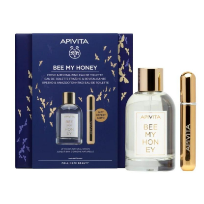 Εικόνα της APIVITA BEE MY HONEY EAU DE TOILETTE 100ML+REFILABLE PERFUME SPRAY 8ML