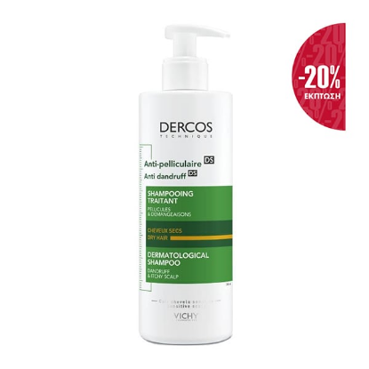 Εικόνα της VICHY DERCOS ANTI DANDRUFF SHAMPOO DRY SCALP 400ML -20%