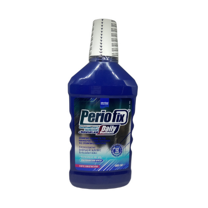 Εικόνα της  INTERMED PERIOFIX DAILY MOUTHWASH 0.05% 500ML 1TEM. - Στοματικό Διάλυμα Αποτελεσματικό για Ουλίτιδες και Περιοδοντίτιδες 500ml