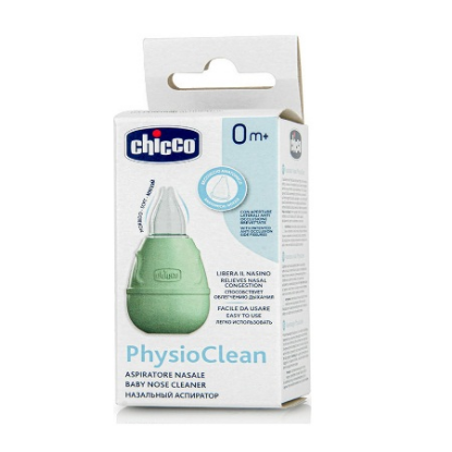 Εικόνα της CHICCO PHYSIOCLEAN 0m+ Ρινικός αποφρακτήρας Για την αποσυμφόρηση της μύτης των παιδιών από την υπερβολική βλέννα, 1TEM