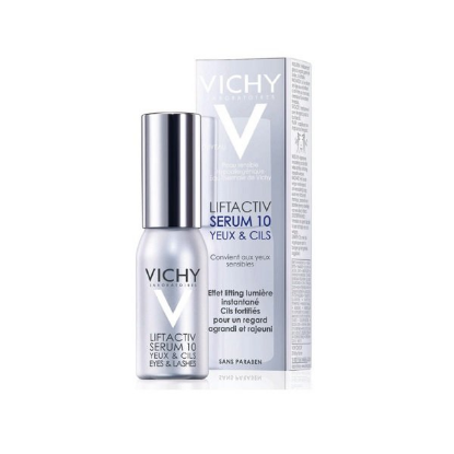 Εικόνα της VICHY LIFTACTIV SUPREME EYES & LASHES SERUM Αντιγηραντικός Oρός για Μάτια & Βλεφαρίδες για ένα πιο Ανανεωμένο Βλέμμα 15ML