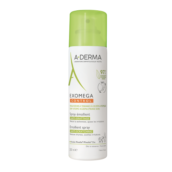 Εικόνα της A-DERMA EXOMEGA CONTROL SPRAY EMOLLIENT Σπρέυ Ελέγχου Κατά του Κνησμού 200ML