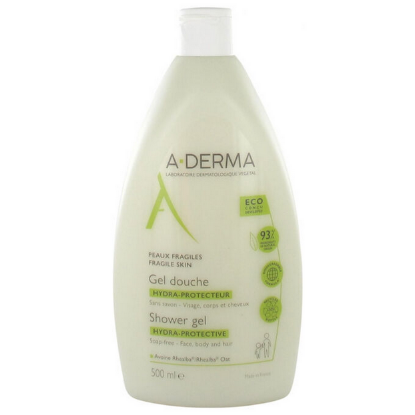 Εικόνα της A-DERMA GEL DOUCHE HYDRA PROTECTEUR Αφρόλουτρο για Ευαίσθητες Επιδερμίδες,  500ML