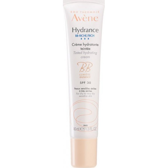 Εικόνα της AVENE HYDRANCE BB RICHE SPF30 Ενυδατική Κρέμα με Χρώμα SPF30 για Ξηρό & Πολύ Ξηρό - Αφυδατωμένο Δέρμα, 40ML