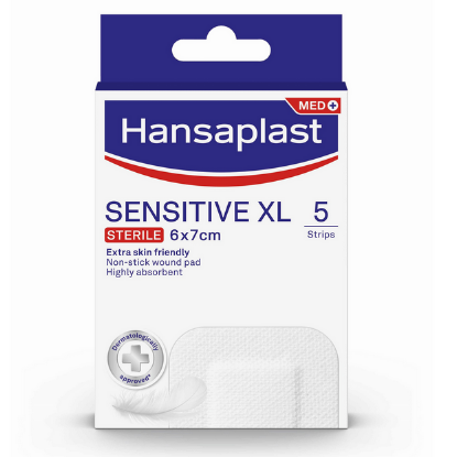 Εικόνα της HANSAPLAST SENSITIVE XL 6x7cm 5ΤΕΜ