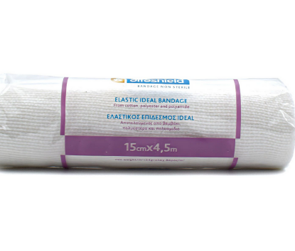 Εικόνα της ALPHASHIELD ELASTIC IDEAL BANDAGE ΕΛΑΣΤΙΚΟΣ ΕΠΙΔΕΣΜΟΣ 15CM X 4,5M 1 TEM.