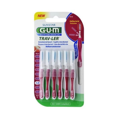 Εικόνα της GUM TRAV-LER ΜΕΣΟΔΟΝΤΙΑ Ν4 1.4MMx6ΤΕΜ 1612