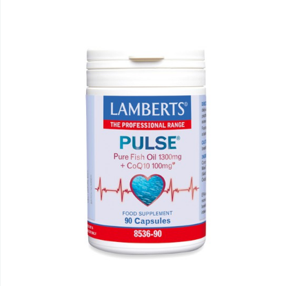 Εικόνα της LAMBERTS PULSE FISH OIL 1300MG+COQ10 100MG 90CAPS