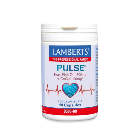 Εικόνα της LAMBERTS PULSE FISH OIL 1300MG+COQ10 100MG 90CAPS