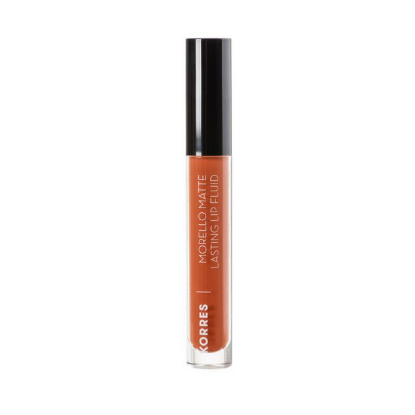 Εικόνα της KORRES MORELLO MATTE LASTING LIP FLUID N48 VELVET CARAMEL 3.4ML