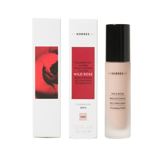 Εικόνα της KORRES ΑΓΡΙΟ ΤΡΙΑΝΤΑΦΥΛΛΟ MAKE-UP SPF15 WRF1 30ML