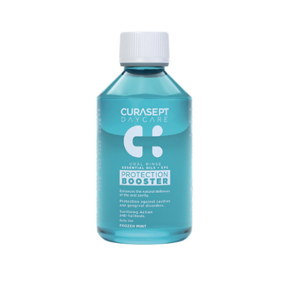 Εικόνα της CURASEPT BOOSTER DAY CARE MOUTHWASH FROZEN MINT 500ML