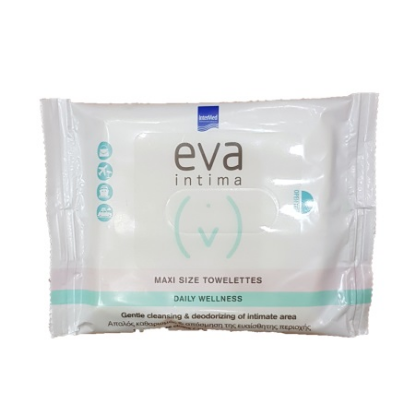 Εικόνα της EVA INTIMA DAILY MAXI SIZE TOWELETTES 10TEM