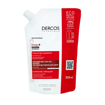 Εικόνα της DERCOS ENERGY SHAMPOO REFILL 500ML