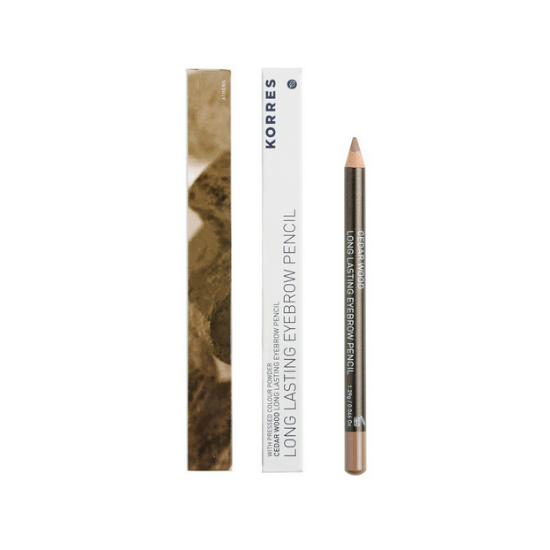 Εικόνα της KORRES CEDAR WOOD LONG LASTING EYEBROW PENCIL N.02 MEDIUM SHADE 1,29G