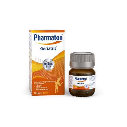 Εικόνα της PHARMATON GERIATRIC ΣΥΜΠΛΗΡΩΜΑ ΔΙΑΤΡΟΦΗΣ ΜΕ GINSENG G115 ΓΙΑ ΕΝΕΡΓΕΙΑ & ΠΝΕΥΜΑΤΙΚΗ ΕΥΕΞΙΑ, 30 TABS