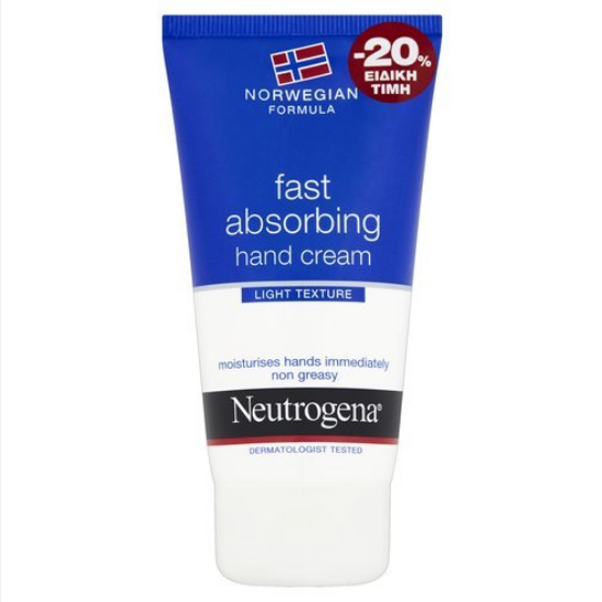 Εικόνα της NEUTROGENA HAND CREAM FAST ABSORBING 75ML ΕΛΑΦ ΥΦΗ -20%