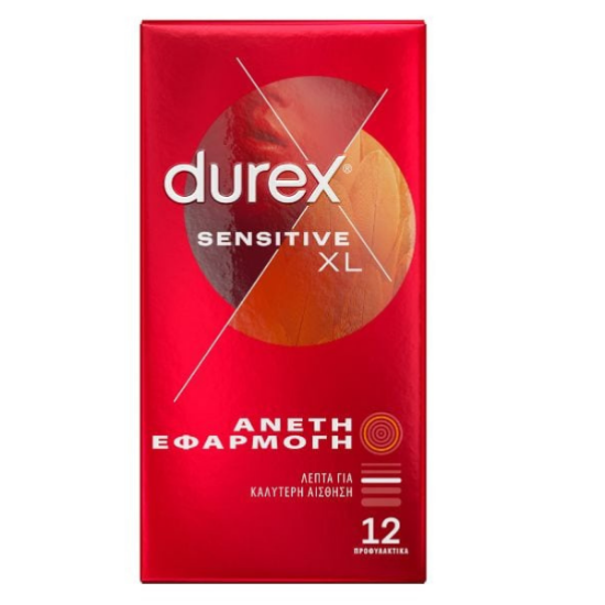 Εικόνα της DUREX SENSITIVE XL ΑΝΕΤΗ ΕΦΑΡΜΟΓΗ 12ΤΕΜ