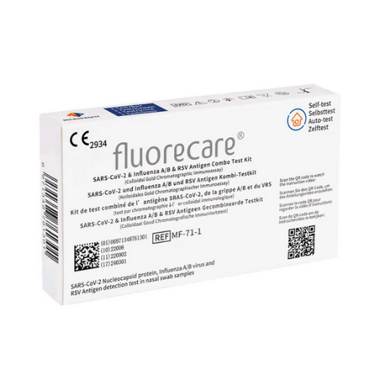 Εικόνα της FLUORECARE 4 IN 1 SARS-COV-2/GRYPA A/B & RSV 1TEST