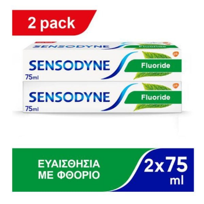 Εικόνα της SENSODYNE FLUORIDE DUO PACK 2X75ML