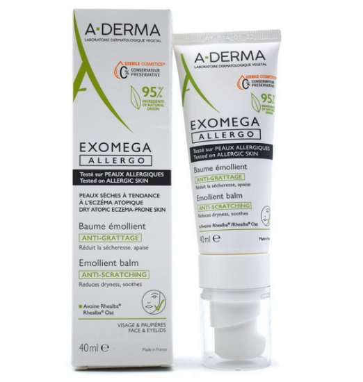 Εικόνα της A-DERMA EXOMEGA ALLERGO EMOLLIENT BALM 40ML