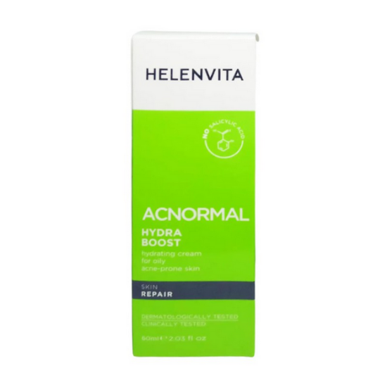 Εικόνα της HELENVITA ACNORMAL HYDRA BOOST CREAM 60ML - Ενυδατική Κρέμα Προσώπου & Λαιμού για τις Ανάγκες της Λιπαρής, 60ml