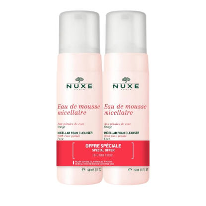 Εικόνα της NUXE PROMO VERY ROSE LIGHT CLEANSING FOAM 2x150ML