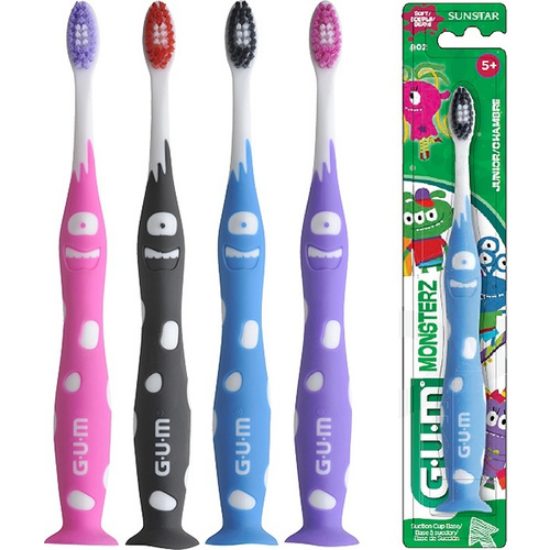 Εικόνα της GUM 901Μ KIDS MONSTER TOOTHBRUSH 3-6 1TEM.