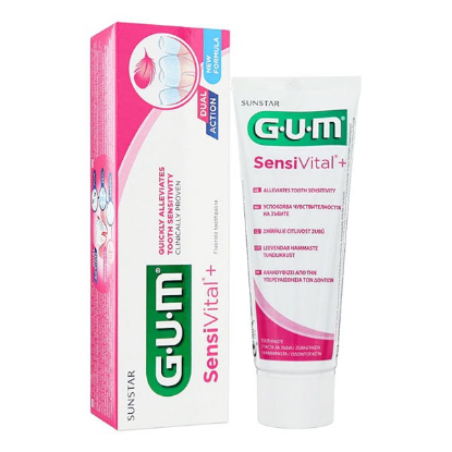 Εικόνα της GUM SENSIVITAL+ TOOTHPASTE 75ML