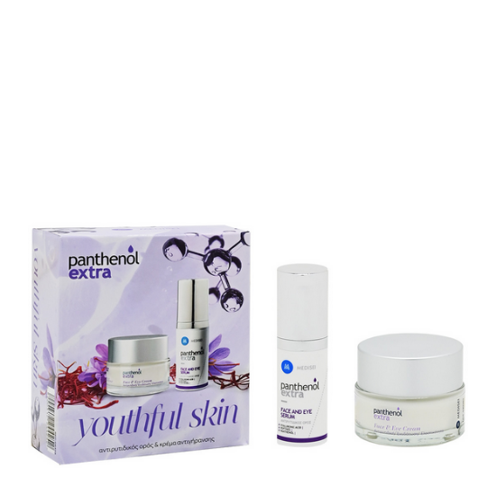 Εικόνα της PANTHENOL EXTRA PROMO YOUTHFUL SKIN FACE & EYE CREAM 50ML AND FACE & EYE SERUM 30ML