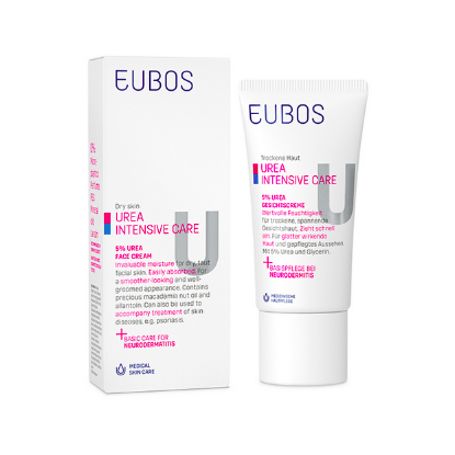 Εικόνα της EUBOS 5% UREA FACE CREME 50ML