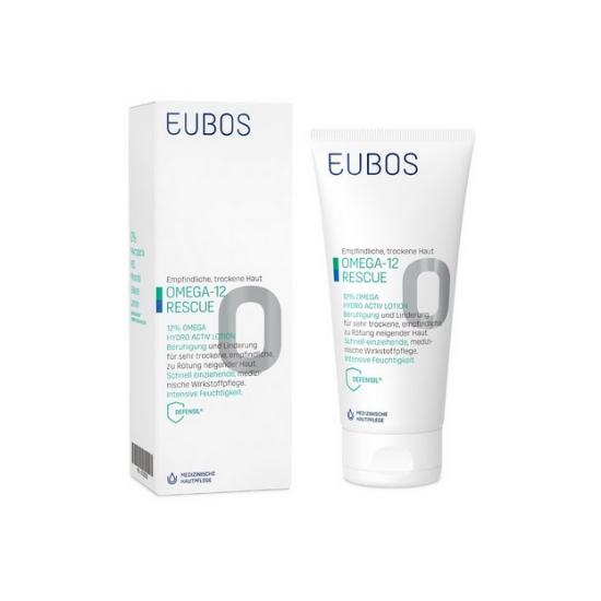 Εικόνα της EUBOS OMEGA-12 RESCUE HYDRO-ACTIVE LOTION 200ML-Ηρεμιστική και Καταπραϋντική Λοσιόν 200ML