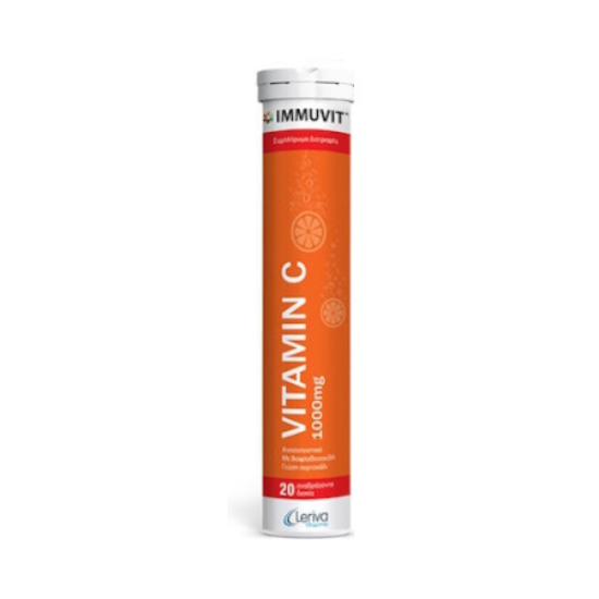 Εικόνα της IMMUVIT VITAMIN C ORANGE 1000MG (20EFF.TABS)